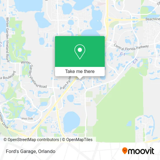 Mapa de Ford's Garage