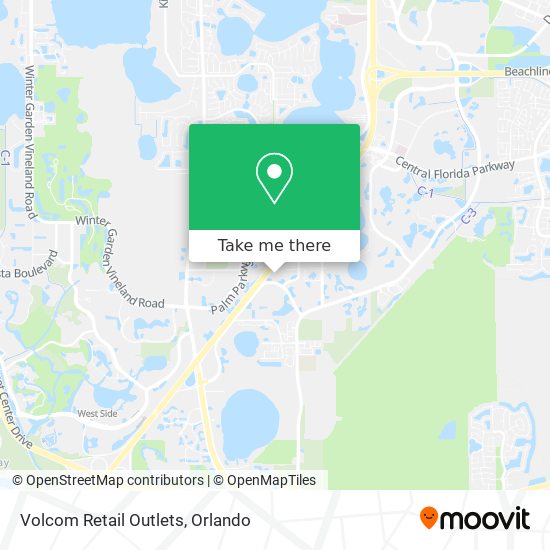 Volcom Retail Outlets map
