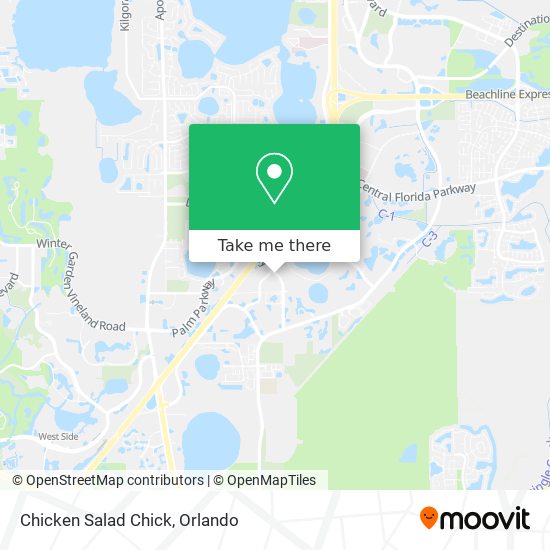 Chicken Salad Chick map