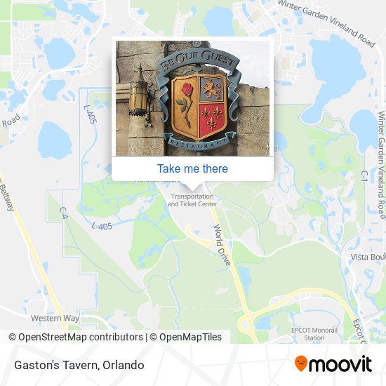 Gaston's Tavern map