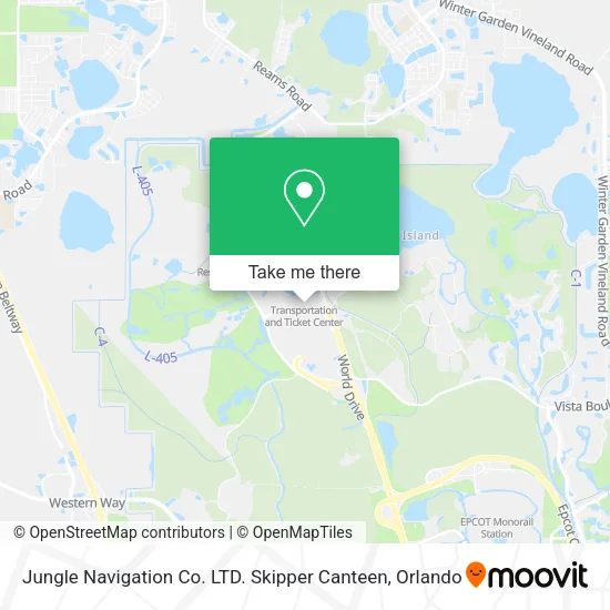 Jungle Navigation Co. LTD. Skipper Canteen map