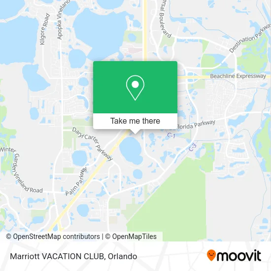 Marriott VACATION CLUB map