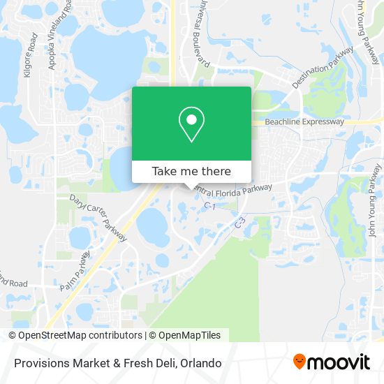 Mapa de Provisions Market & Fresh Deli