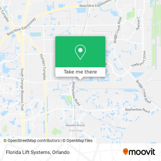 Mapa de Florida Lift Systems