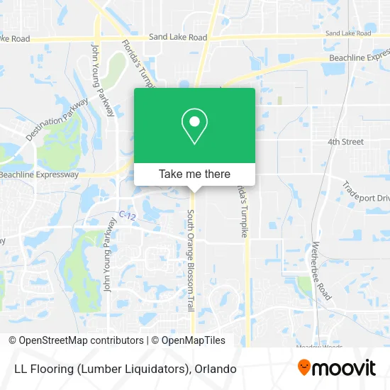 Mapa de LL Flooring (Lumber Liquidators)