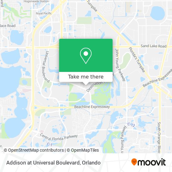 Mapa de Addison at Universal Boulevard