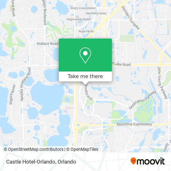 Mapa de Castle Hotel-Orlando