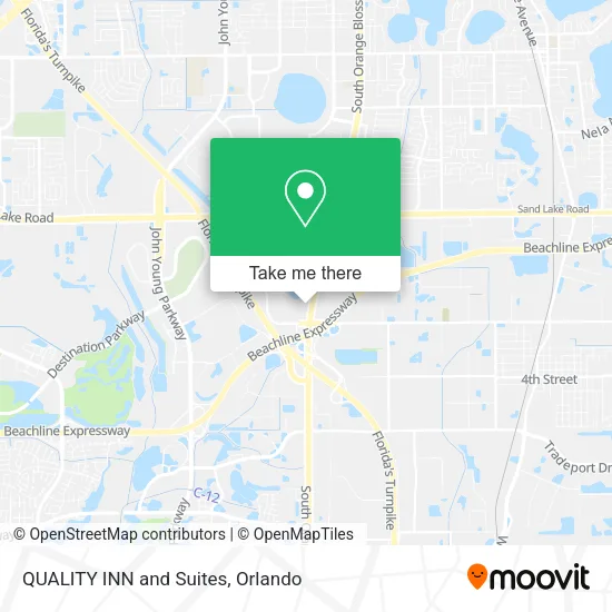QUALITY INN and Suites map