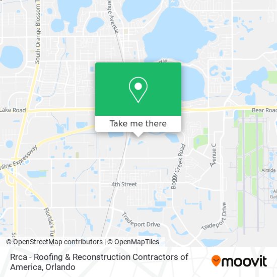 Rrca - Roofing & Reconstruction Contractors of America map