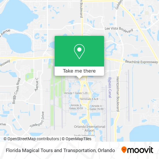 Florida Magical Tours and Transportation map