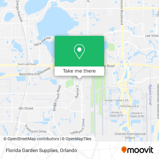 Florida Garden Supplies map
