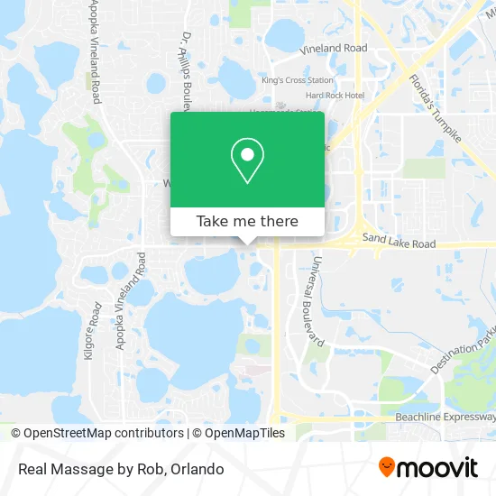 Real Massage by Rob map