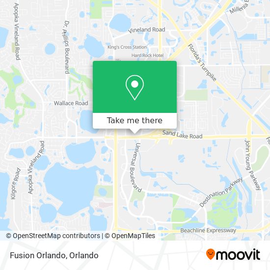 Mapa de Fusion Orlando