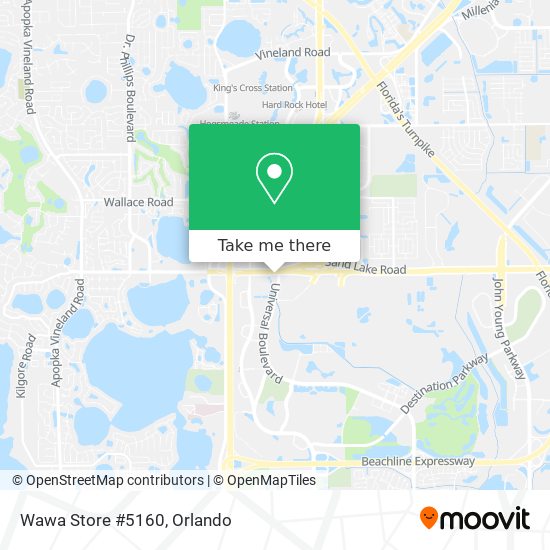 Mapa de Wawa Store #5160