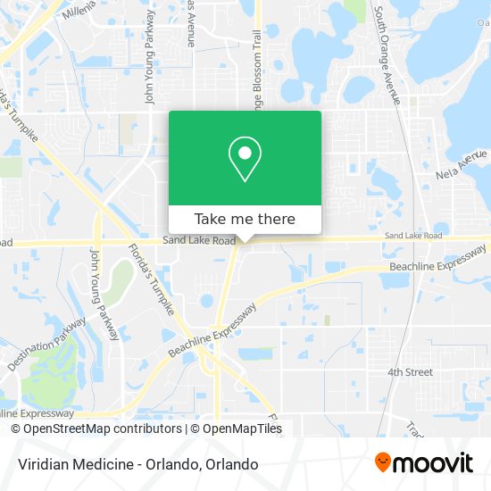 Viridian Medicine - Orlando map