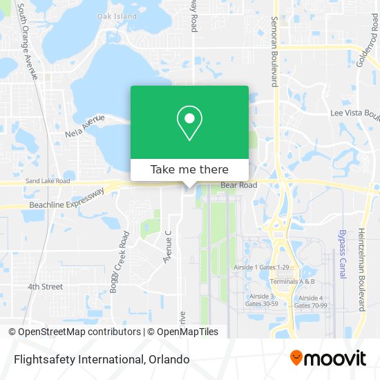 Flightsafety International map