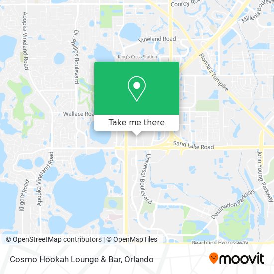 Cosmo Hookah Lounge & Bar map