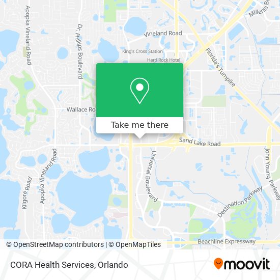 CORA Health Services map