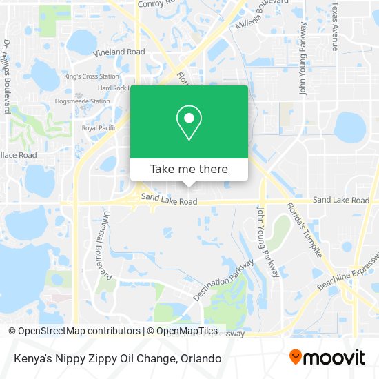Kenya's Nippy Zippy Oil Change map