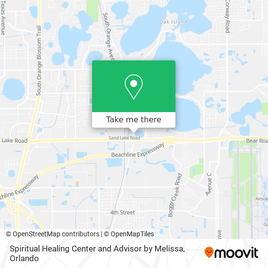 Spiritual Healing Center and Advisor by Melissa map
