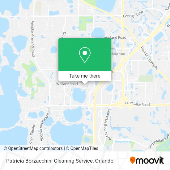 Mapa de Patricia Borzacchini Cleaning Service