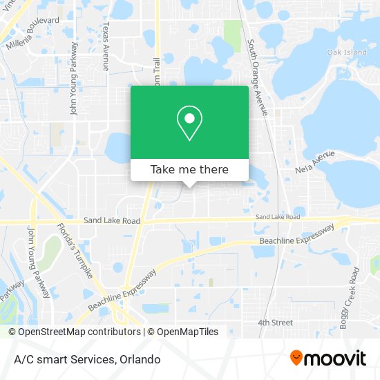 Mapa de A/C smart Services