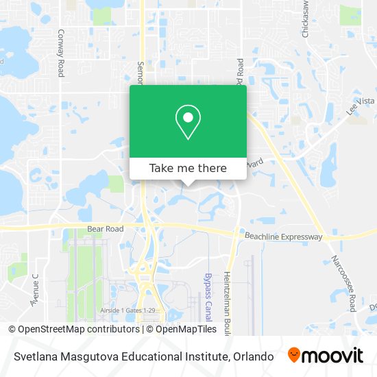 Mapa de Svetlana Masgutova Educational Institute