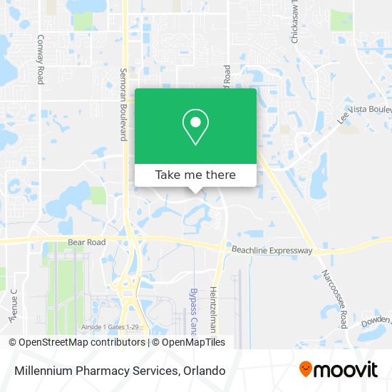 Mapa de Millennium Pharmacy Services