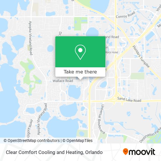 Clear Comfort Cooling and Heating map