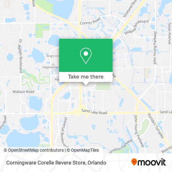 Corningware Corelle Revere Store map