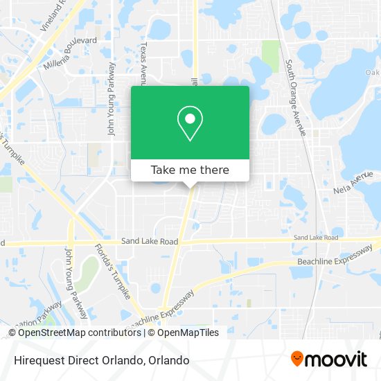 Mapa de Hirequest Direct Orlando