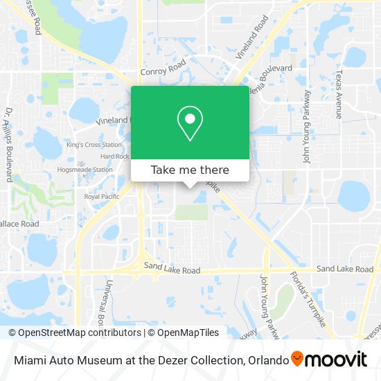 Mapa de Miami Auto Museum at the Dezer Collection