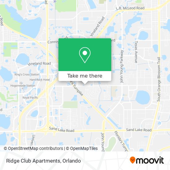 Ridge Club Apartments map