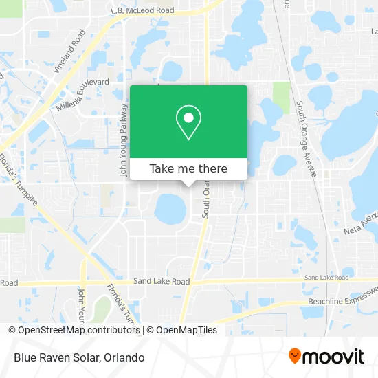 Mapa de Blue Raven Solar
