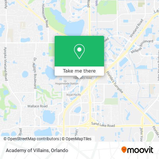 Academy of Villains map