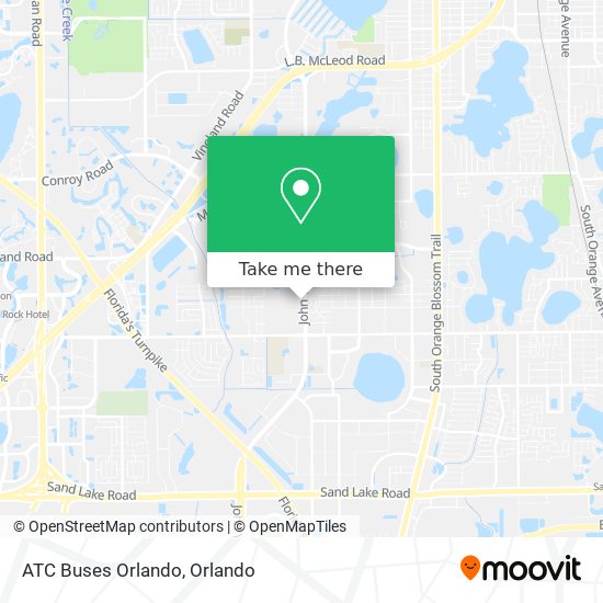 ATC Buses Orlando map