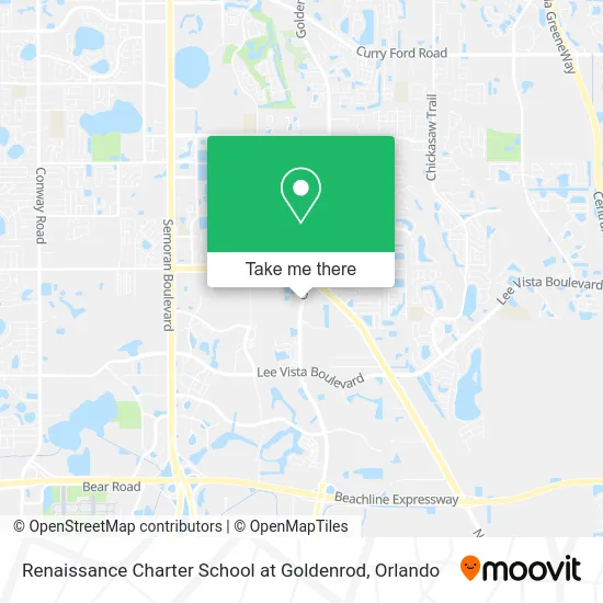 Renaissance Charter School at Goldenrod map