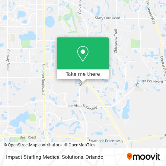 Impact Staffing Medical Solutions map