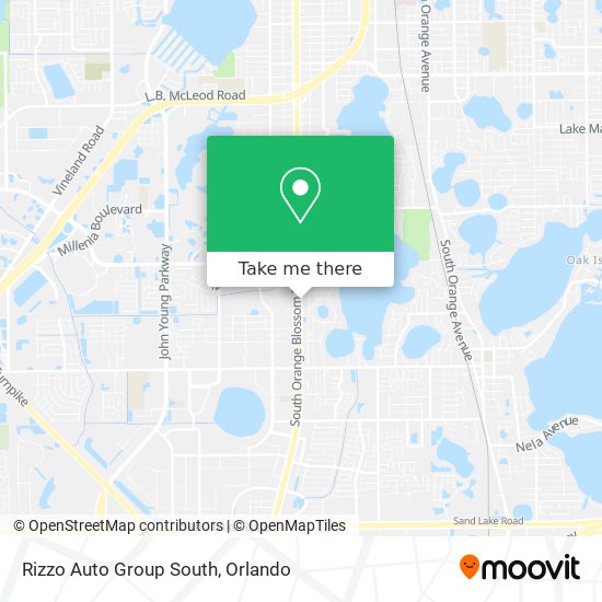 Rizzo Auto Group South map