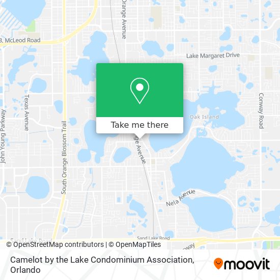 Camelot by the Lake Condominium Association map