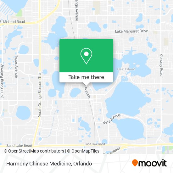 Harmony Chinese Medicine map