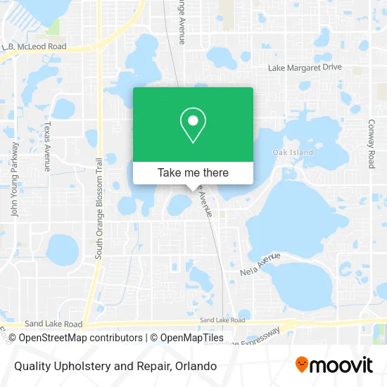 Mapa de Quality Upholstery and Repair