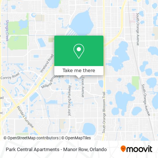 Mapa de Park Central Apartments - Manor Row