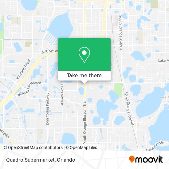 Quadro Supermarket map