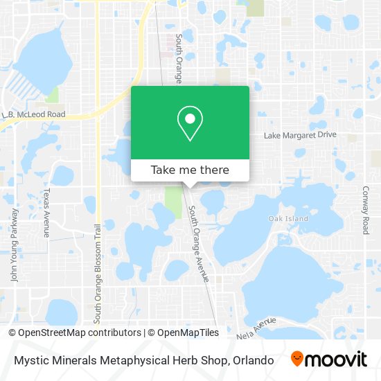 Mapa de Mystic Minerals Metaphysical Herb Shop