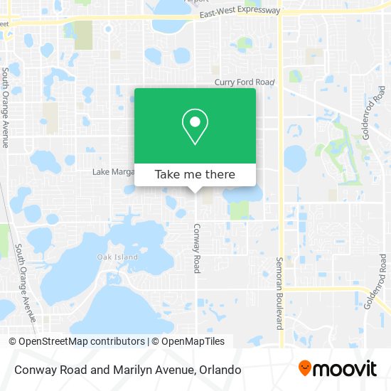 Conway Road and Marilyn Avenue map