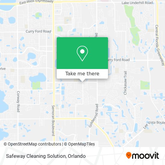 Safeway Cleaning Solution map