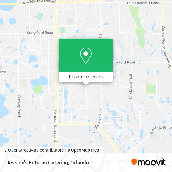 Mapa de Jessica's Frituras Catering