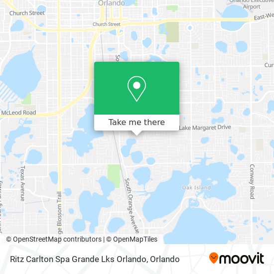 Ritz Carlton Spa Grande Lks Orlando map