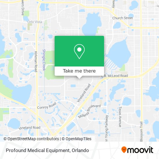 Mapa de Profound Medical Equipment